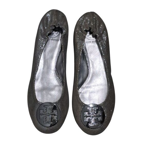 Tory Burch Gray Flats - Picture 9 of 14